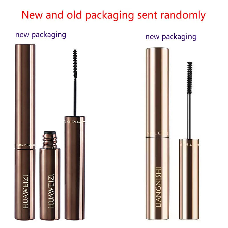 Silk Fiber Matte Mascara Makeup Ultra-Fine Brush Lengthens Eyelashes Waterproof Fast Dry Brown Black Curling Mascara Comestic
