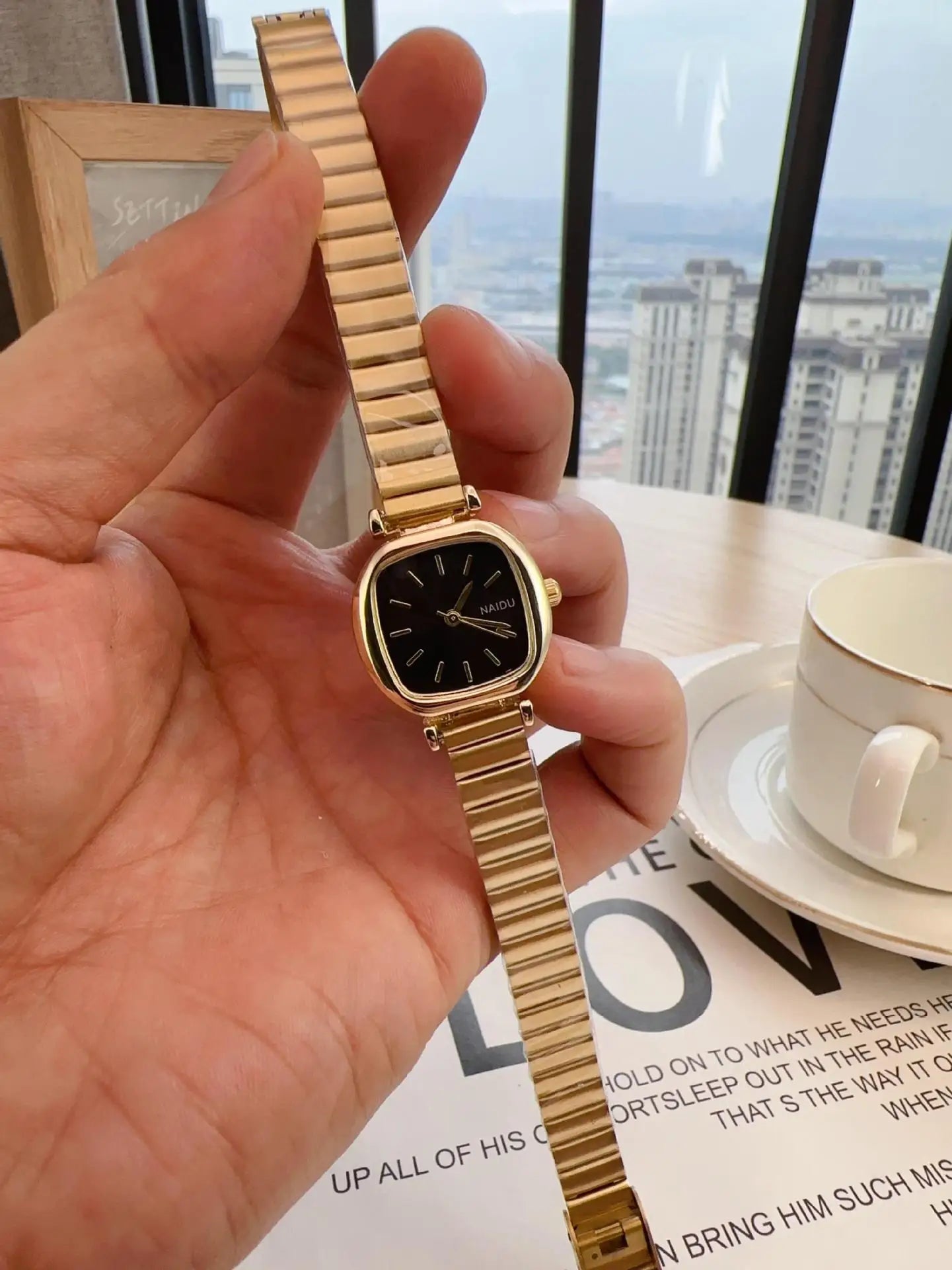 Women's Watch Simple Temperament Small Dial Square Student Wrist watches Fashion Ladies' Watches Clock Gift