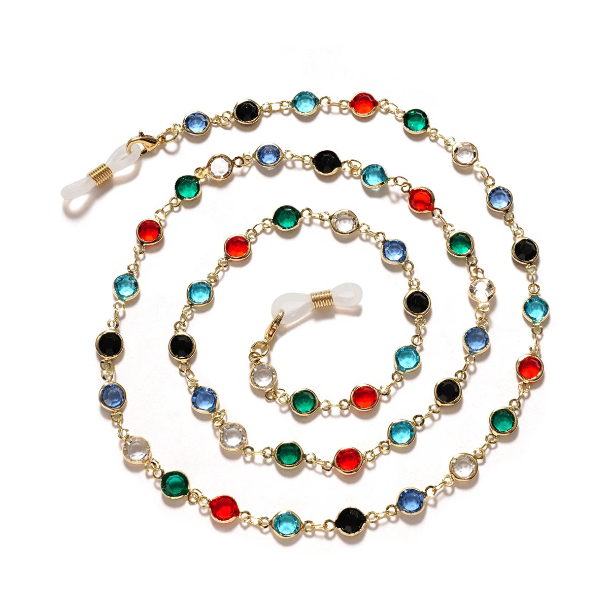 2022 New Eyeglasses Chains Women Sunglasses Holder Necklace Eyewear Retainer Accessories Pearls Sunglasses Chains Gold