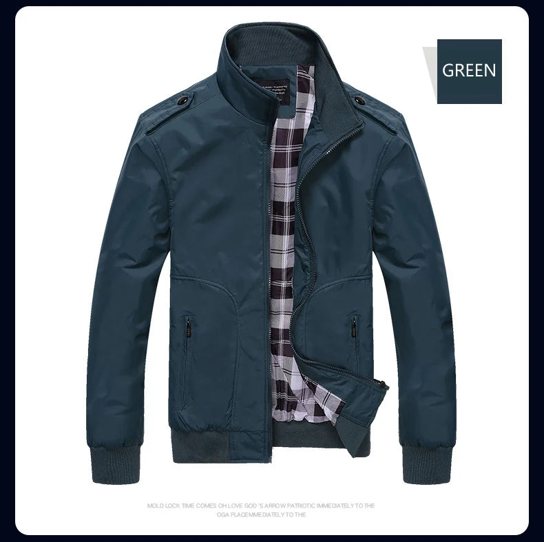 Bomber Jacket Men Rainproof Windproof Waterproof Jackets Men's Outwear Spring Male Military Coats Classic Fashion Brand Coats