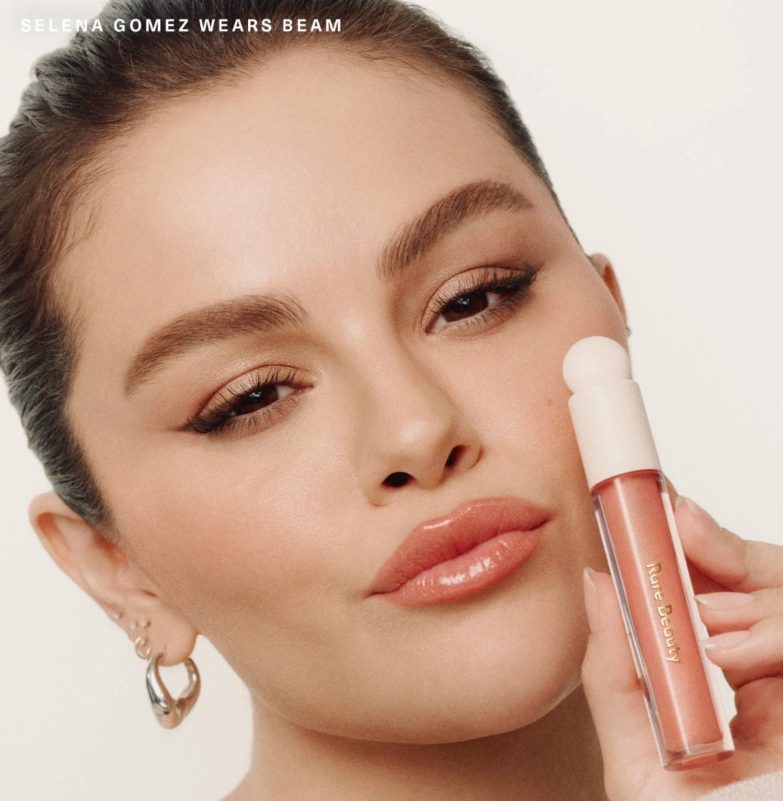 Rare Beauty Positive Light Luminizing Lip Gloss Shine Glitter Lipstick Highlight Blusher Makeup Blush Eyes Face Contour Skin