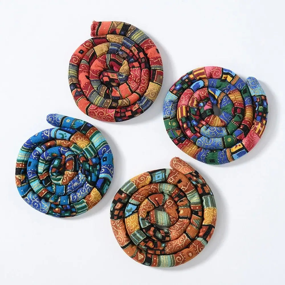 Women Hair Accessories Long Ponytail Holders Bendable Dreadlocks Women Hair Band Ethnic Style Hair Rope Spiral Lock Hair Ties