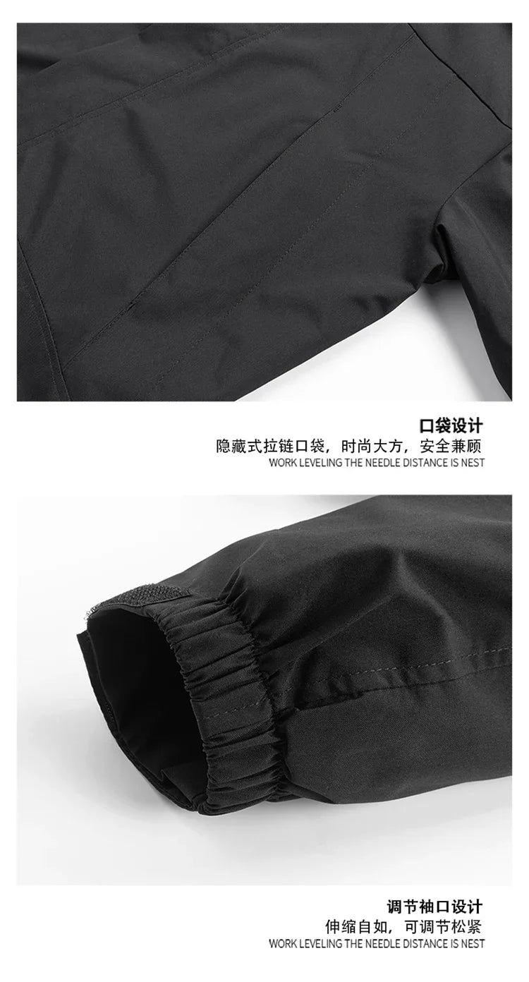 Outdoor Riding Jackets for Women Patchwork Waterproof Camping Coat Men Fishing Trekking Windbreaker Travel Jacket Women Clothing