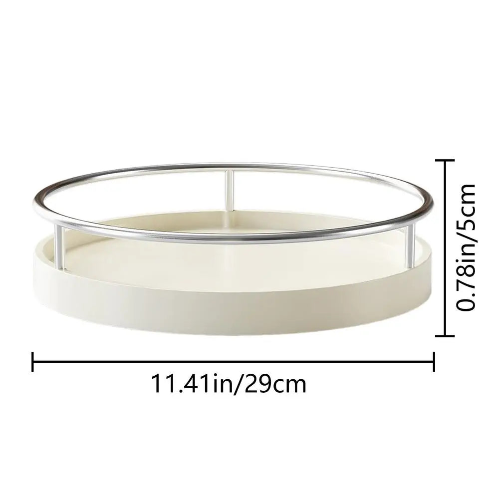 Kitchen Turntable Organizer Rotating Tray Organizer Kitchen Countertop Refrigerator Cupboard Kitchen Countertop Organizer