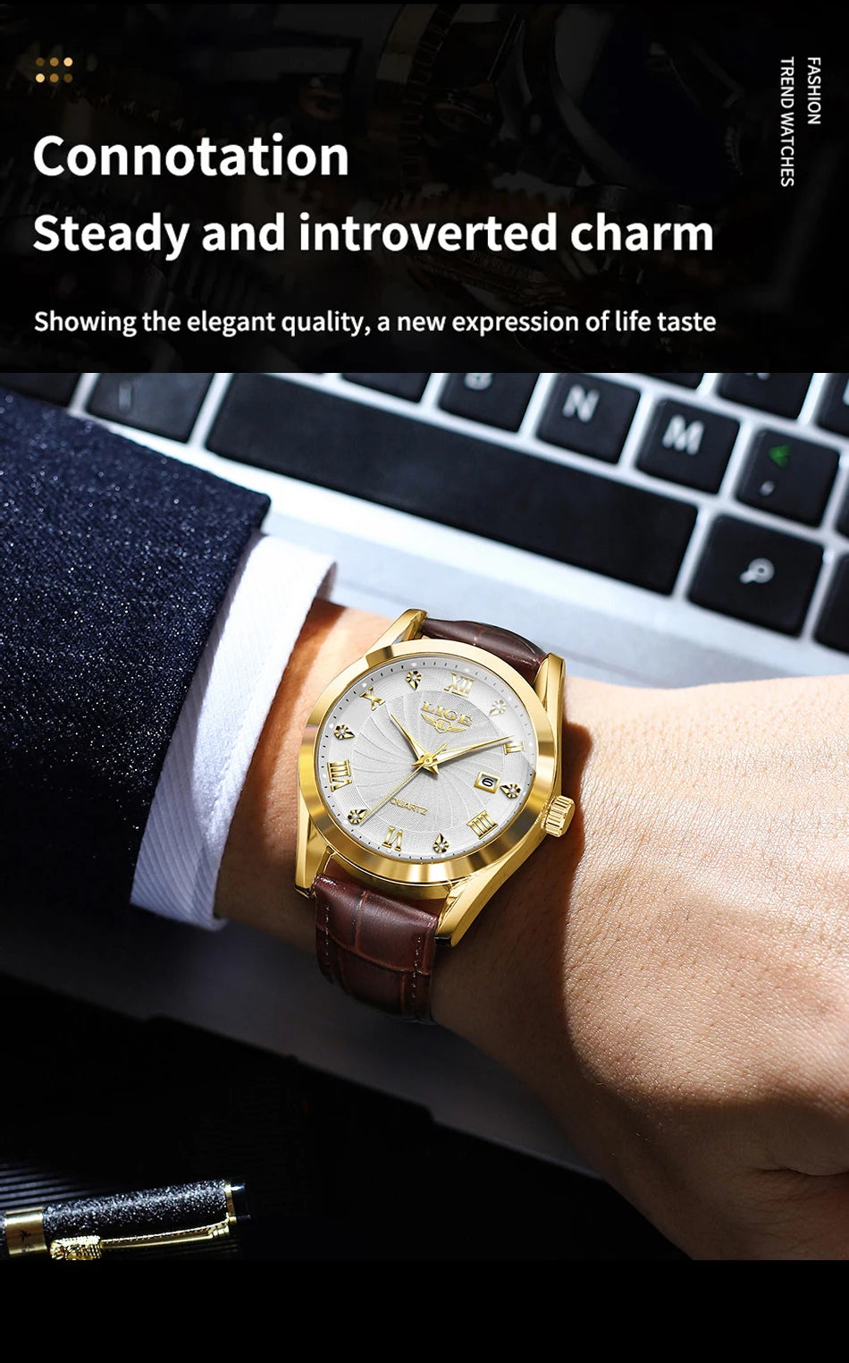 2025 New Women's Watch LIGE Fashion Elegant Bracelet Ladies Watch Outdoor Sports Waterproof Quartz Watches for Women Reloj Mujer