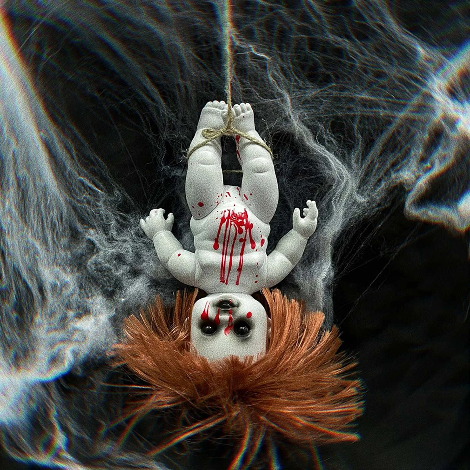 Halloween Scary Blood Doll Horror Ghost Zombie Baby Ghost Day Infant Decor Haunted House Props Children Gifts Party Decor