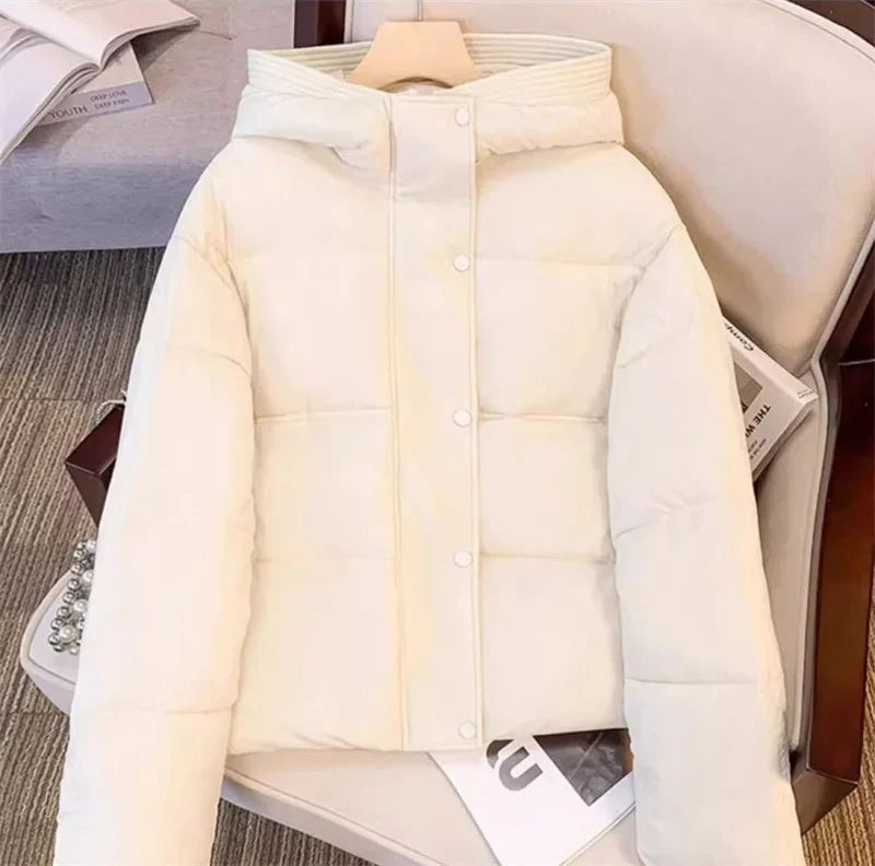 2025 New Women Jacket Winter Parka Down Cotton JacketsLoose Thick Warm Hooded Parkas Casual Long Coat Waterproof Outwear