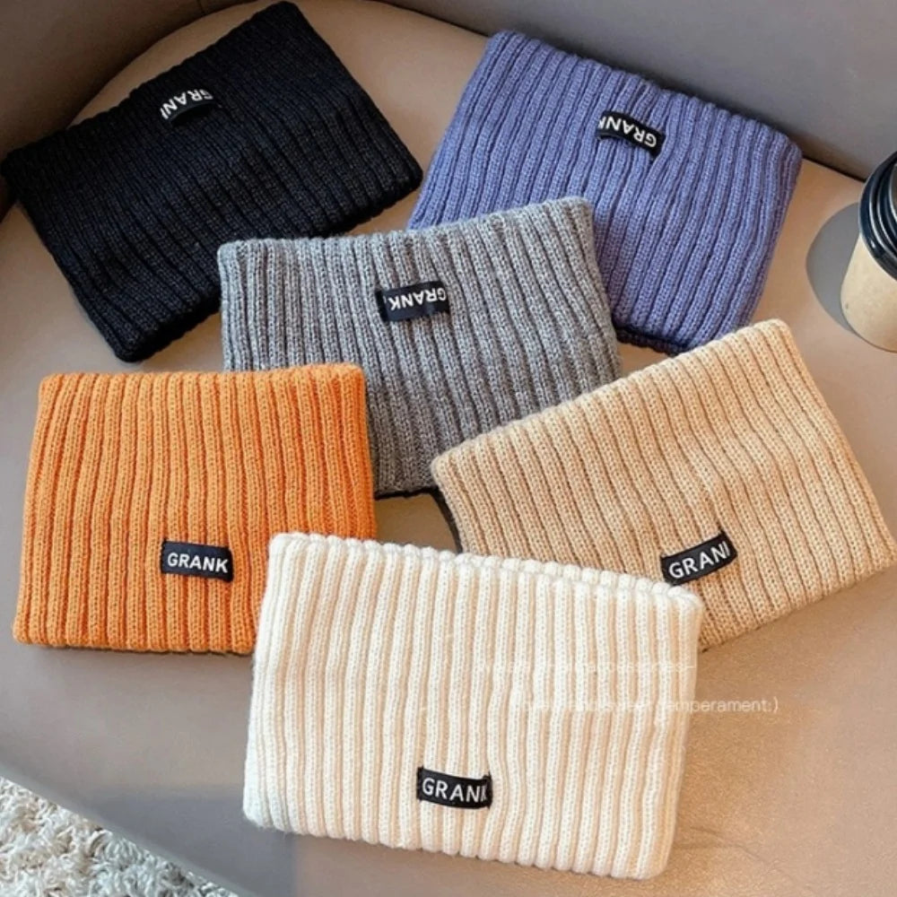 Women Winter Wide Headband Solid Color Knitted Warm Headwrap for Girls Punk Elastic Headwear Sports Bands Hair Accessories