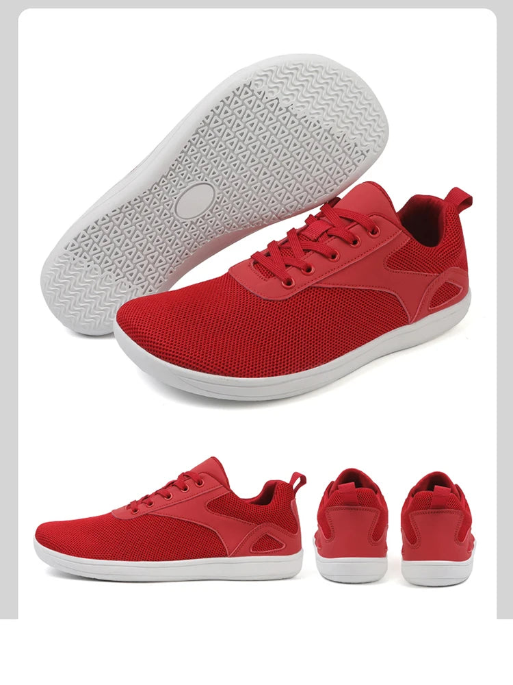 Wide-toed Shoes Men's Fashion Simple Casual Sports Shoes Barefoot Shoes Women's Jogging Shoes Walking Shoes