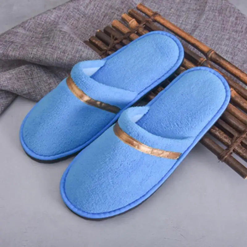 Women Indoor Slippers warm furry Home Slipper Winter Home shoes Women Men House Flat Closed Toe Slides for Bedroom Flip Flops