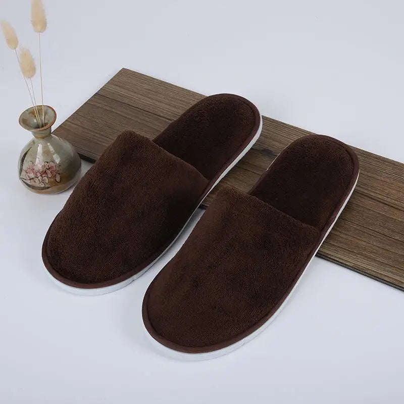 Women Indoor Slippers warm furry Home Slipper Winter Home shoes Women Men House Flat Closed Toe Slides for Bedroom Flip Flops