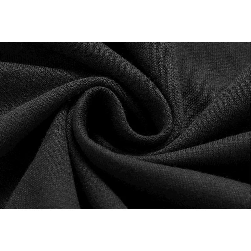 Men's T-Shirt White Music ON World OFF Printed Pattern High Quality Cotton 180g