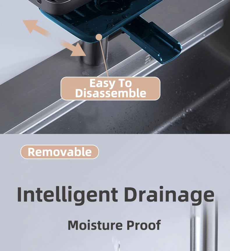 Kitchen Faucet Rack  Kitchen Accessories Sponge Storage Rack Kitchen Sink Rack Holder Dishcloth Towel Rack Filter Basket