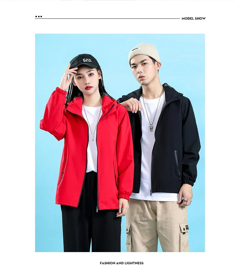 The latest men's and women's jackets are waterproof, quick-drying, windproof, rainproof, and UV-resistant for outdoor activities