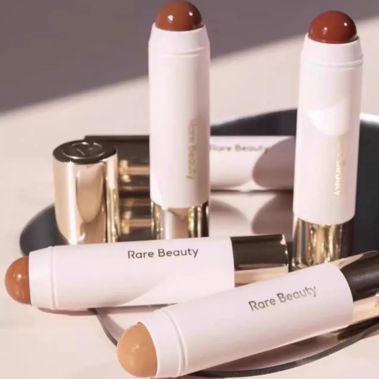 Rare Beauty Three-dimensiona Face Contour Bronzer Shade Rouge Highlight Lasting Natural Nose Shadow Waterproof Brighten Makeup