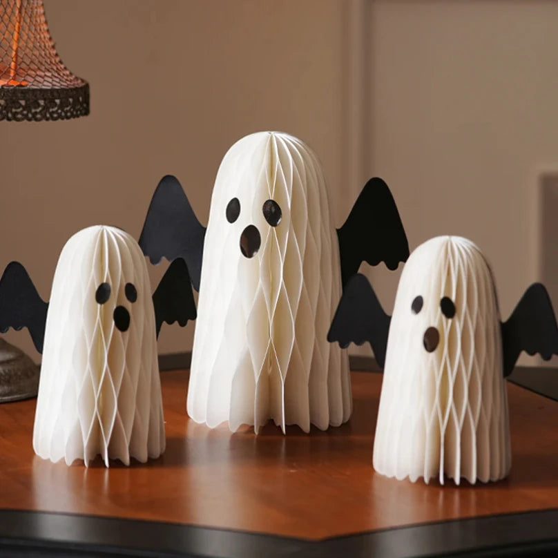 Halloween Pumpkin Ghost Dress Up Creative Small Ornament Table Decoration Halloween Decorations for Home Mexican Day of The Dead