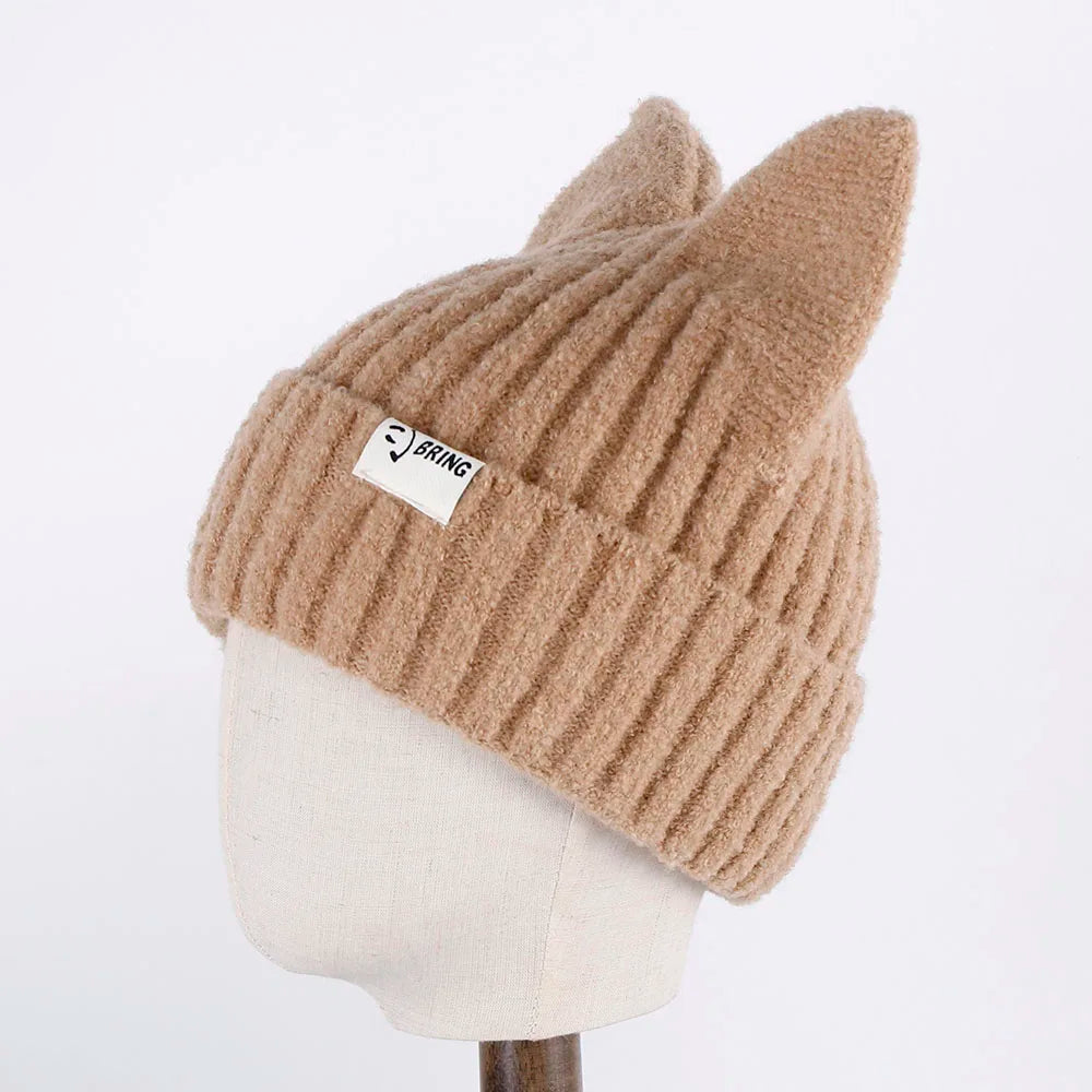 adventure time caps for men Balaclava Beanie Rabbit Ear Hat Hat winter women's winter accessories fun hat Butterfly Pullover Hat