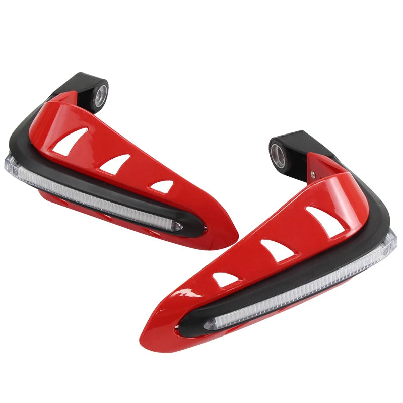 Motorcycle Handguards with LED Lights Motorbike Accessories Modification Protective Gear for ATV Bike Off Road Motocross ﻿