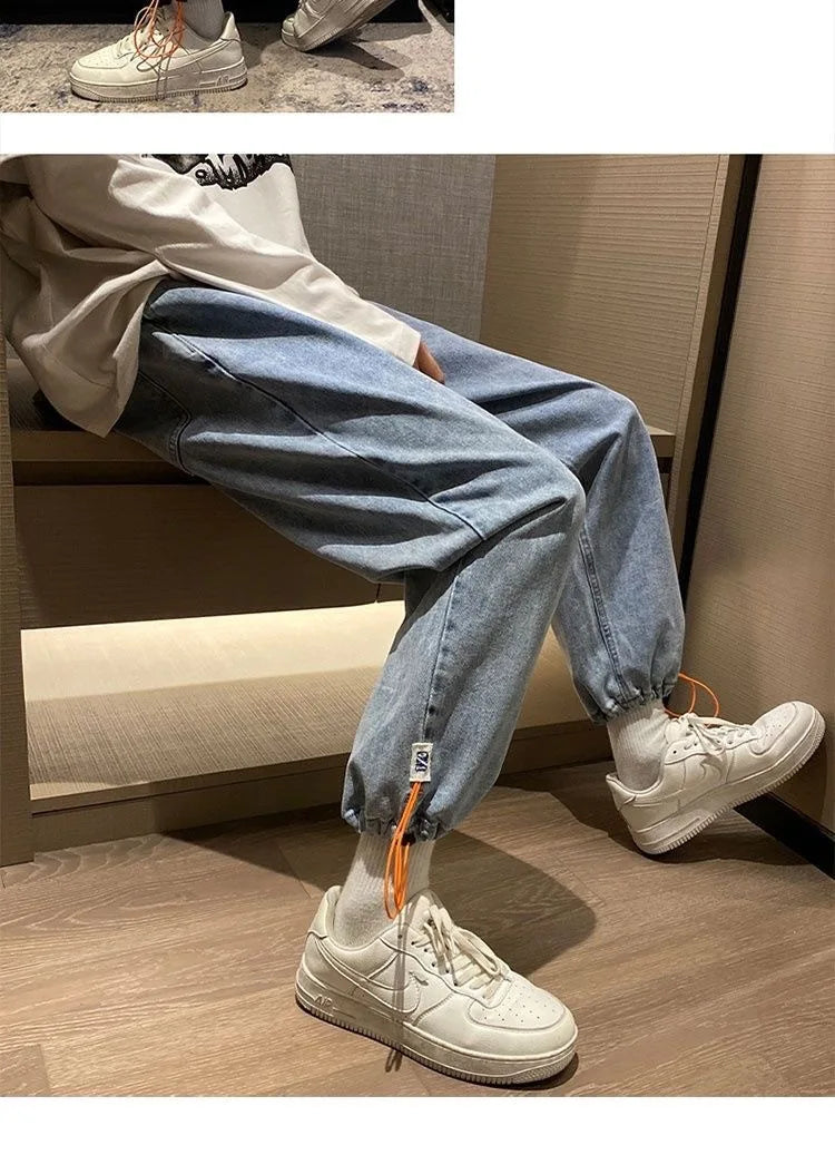 Men Jeans Regular Fit Skinny Jeans Men Blue Pants for Men Pants Jogger Jean Classic Man Jean Man Zip Mens Pants Hip Hop Jeans