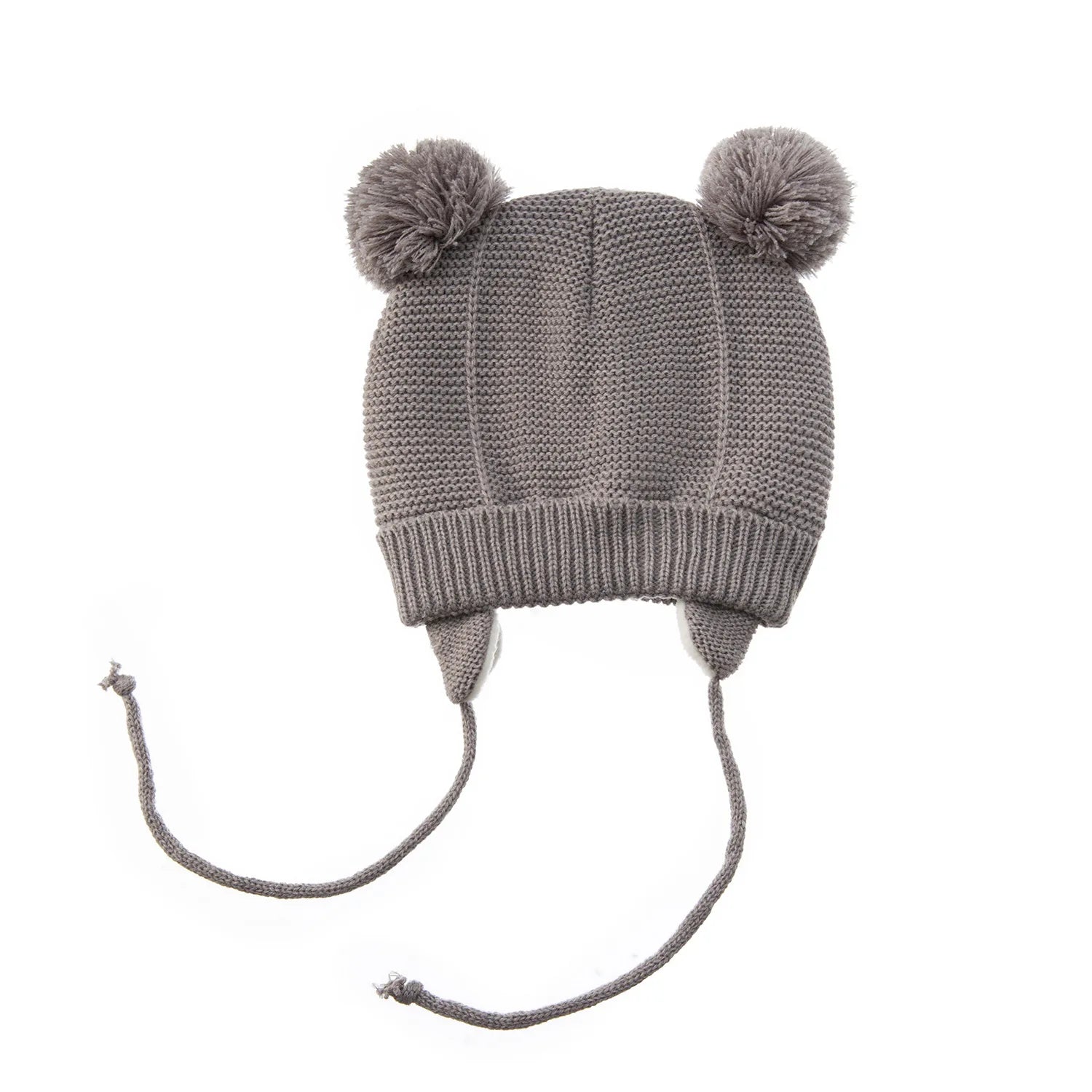 Winter Baby Stuff Hat for Boy Girls Accessories Knited Cap Kids Hat Fleece Warm Gloves Thick Winter Ear Kids Hat Baby Bonnet
