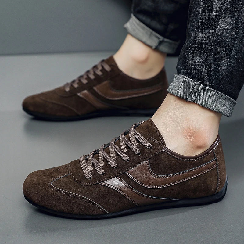 Men's Loafers, Lightweight and Breathable Casual Shoes, Mens Flat Driving Shoes, Soft Sole Slip-on Business Shoes, Moccasins