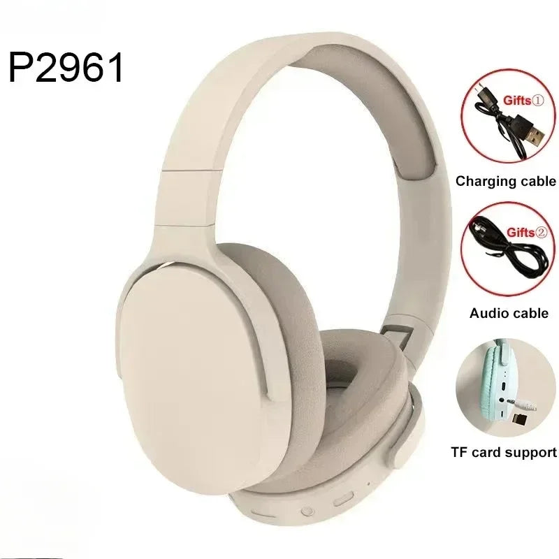 Bluetooth 5.3 Earphone 9D Hifi Bass Wireless Headphones Fold Headset Game Sport Headphone Fone Bluetooth Earbuds Noise Reductio