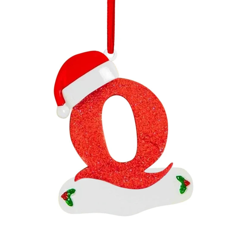 Merry Christmas Decoration Pendant English Alphabet Cristmas Tree Ornaments for Home Decor  Navidad New Year 2026 Gift Accessory