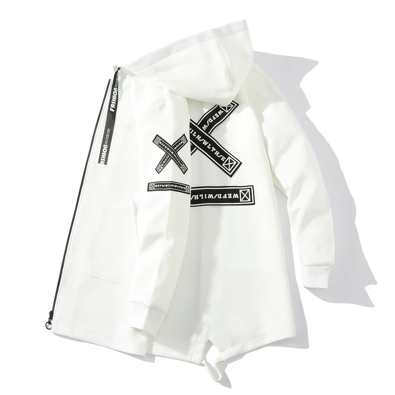 Men's Jacket Fashion Spring Autum Casual Streetwear Hoodie Jacket Men's Overalls Bomber Jacket Mens Windbreaker Coat Man Outwear