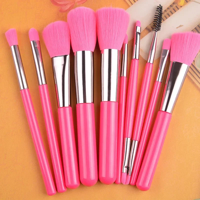 Makeup Brushes Set Women Beauty Cosmetic Tool Blush Eye Shadow Blending Short Shader Brushes For Makeup Tool Kit