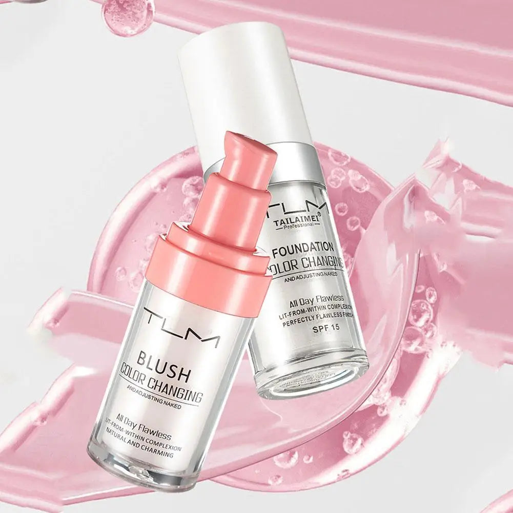 Liquid Foundation Colour Changing Full Coverage Concealer Makeup  Moisturizing Primer Cosmetics For All Skin Types
