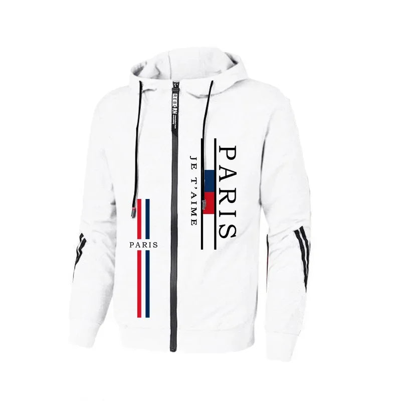 Men's Tracksuit Daily Fashion Autumn Winter Casual Quality Pullover Single Zipper Men Sweatshirts Hoodies Pants Sports Outdoor