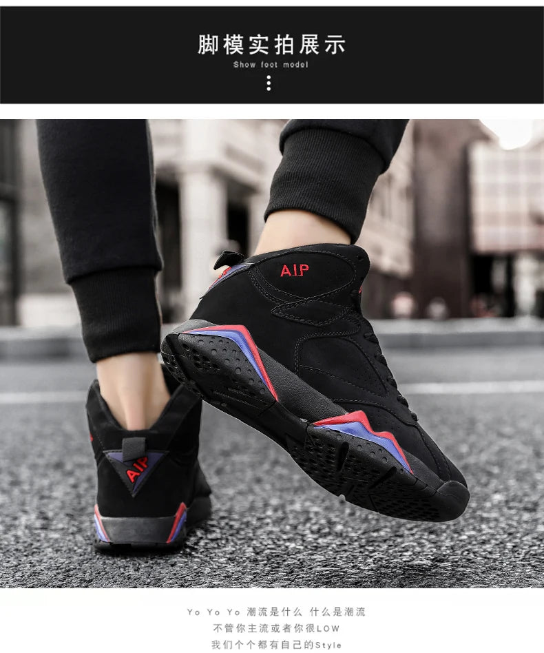 Men Basketball Shoes Fashion Non-slip Mens Casual Sneakers Man Sports High Quality Outdoor Jogging Shoes Boys Athletic Wear Traf