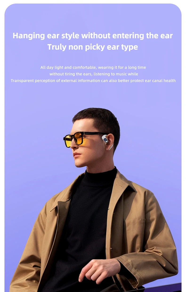 Digital Display Wireless Earphone New Bluetooth 5.4 Headset For Universal Phones Noise Cancelling Sports/Game/Drive Headphones