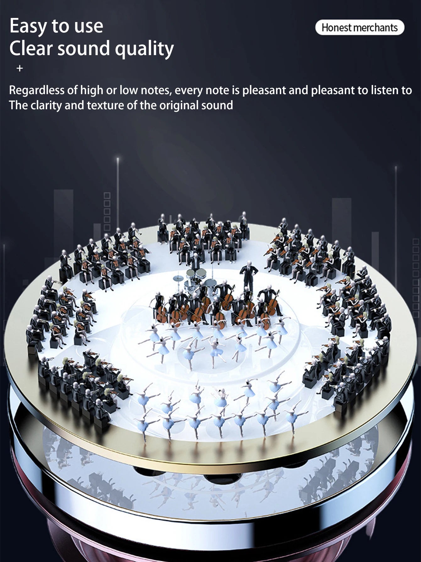 In-ear  wireless headphones, long battery life, two-ear touch noise reduction  wireless headphones, compatible with iphone