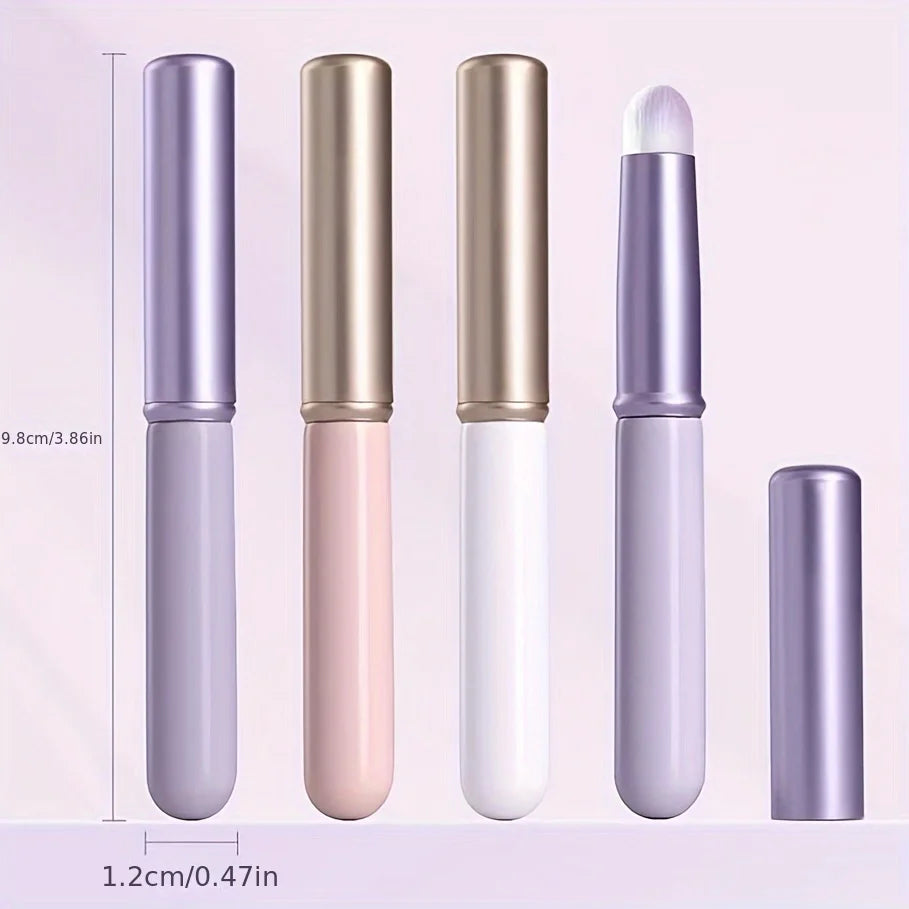 1 Lip Brush, Concealer Brush, Lip Gloss Brush, Concealer Brush With Cover, Makeup Tool Soft Brush Head To Make Lip Makeup.