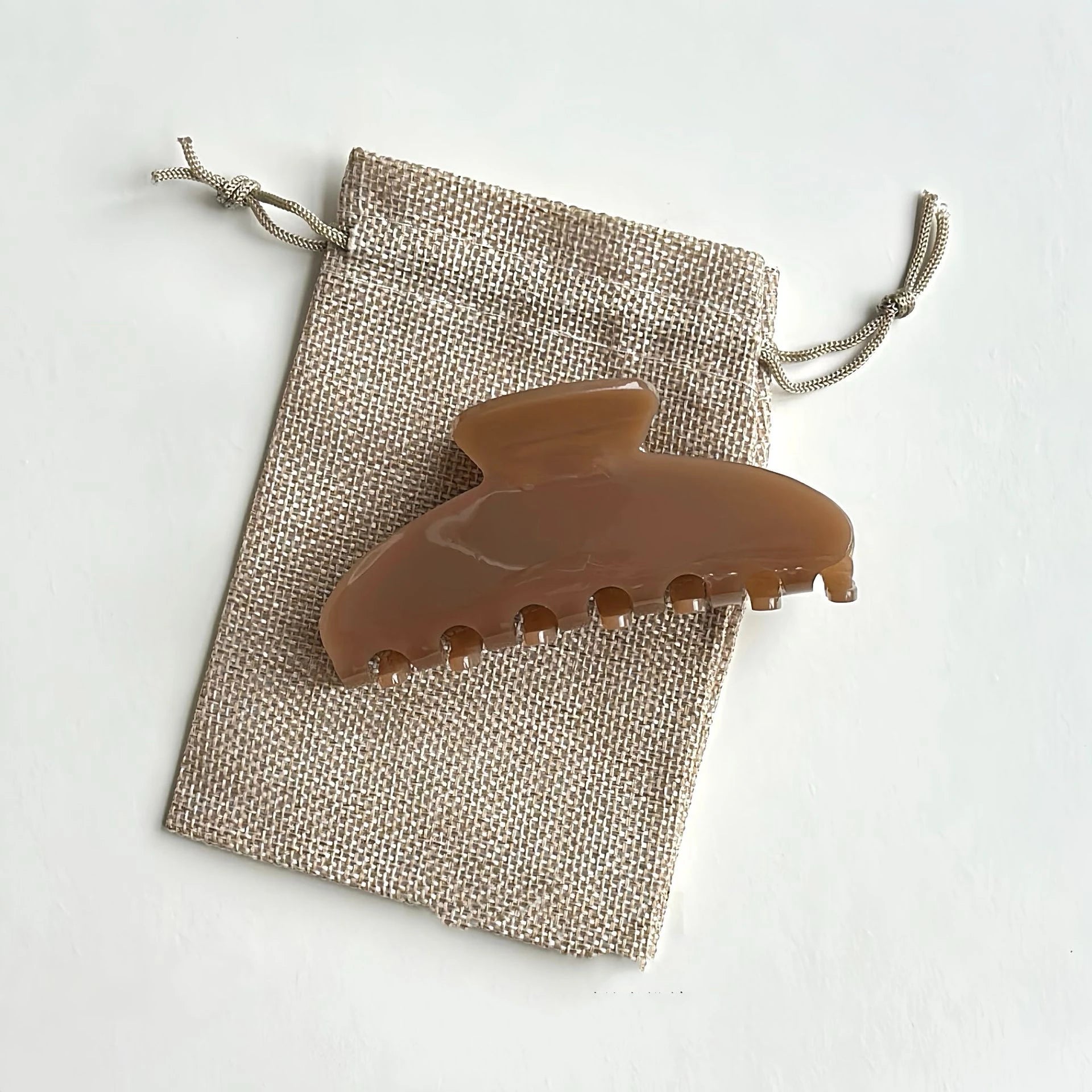 Winter Autumn Brown Solid Color Hair Clips Acetate Hair Accessories for Women Girl Simple Headwear Hair Jewelry Gift 2024 New