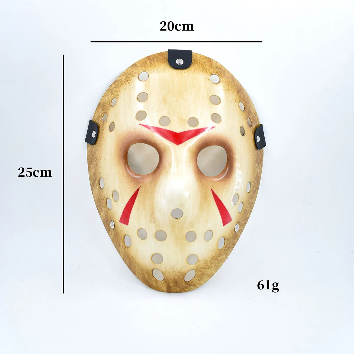 1PC Halloween Mask Makeup Ball Thickened Jason Mask Cosplay Funny Full Face Male Mask Performance Props