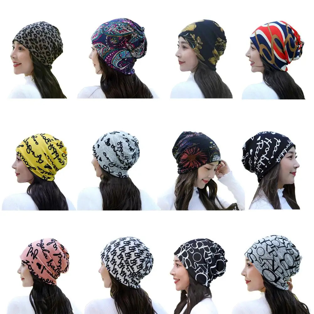 Winter Women Hat Warm Beanie Hats Cap Turban Tube Bandana Headband Outdoor Head Face Scarf Neck Warmer Collar Headwear Kerchief