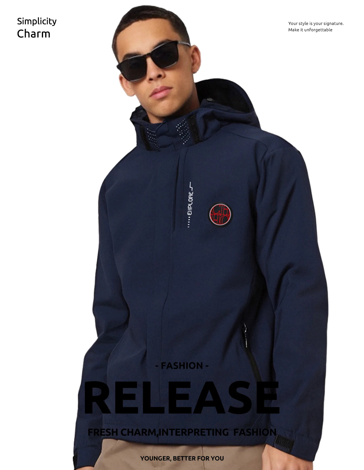 Men Interchange Jacket Spring Outdoor Mountaineering On Foot Jacket Couple Fashion Women Thin Zipper Coat Male