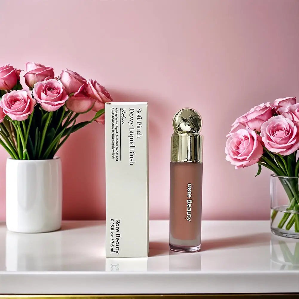 Rare Beauty Liquid Blush Nude Pink Purple Waterproof Face Contour Moisturizing Glossy Lightweight Texture Easy To Push Away