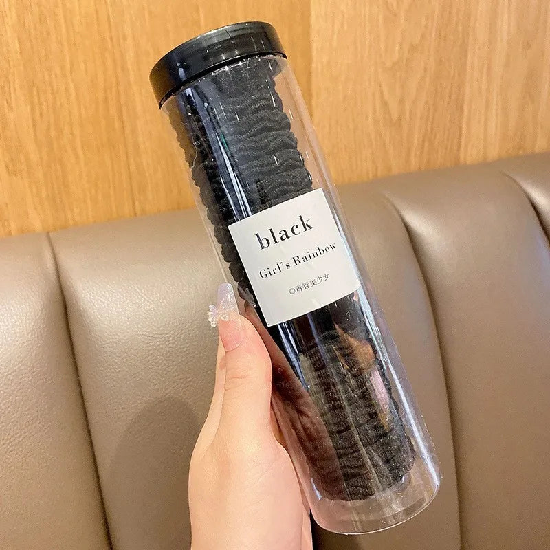 20Pcs High Elasticity Hair String Fashionable Sports Hair Loop All Season Hair String Packaging As Shown In The Picture