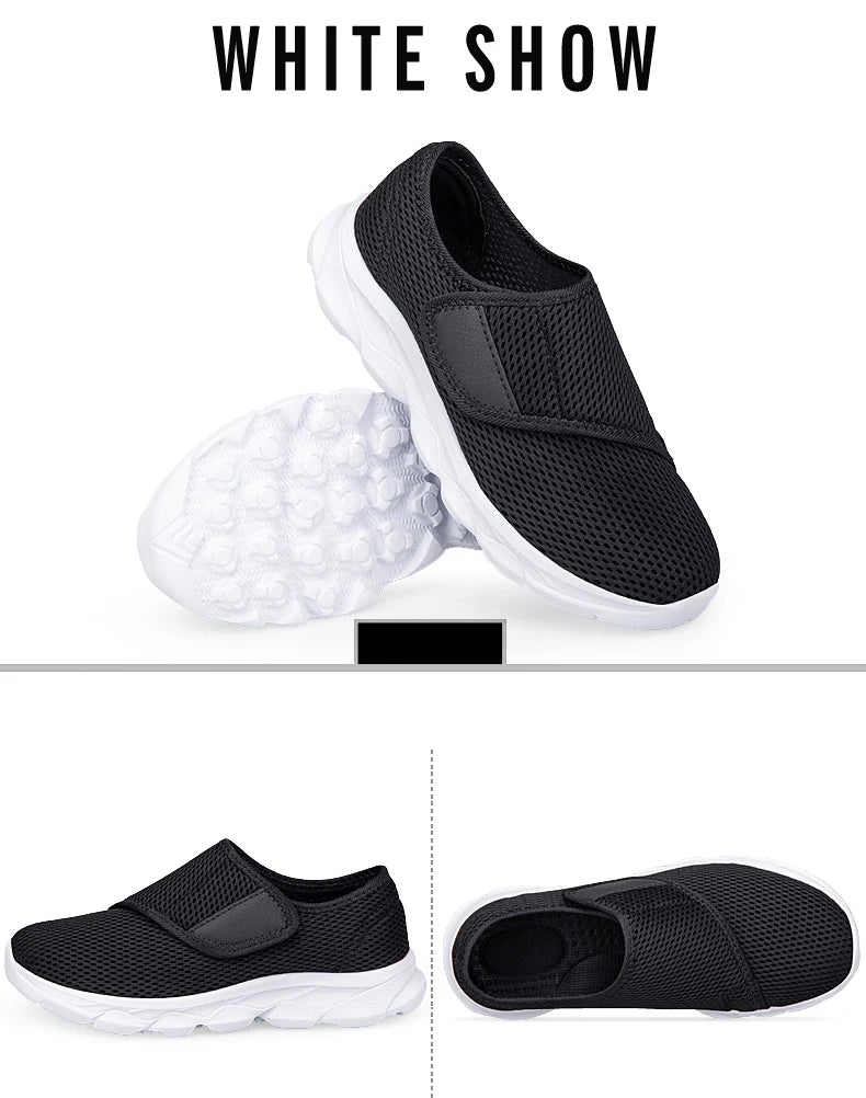 Men Orthopedics Wide Feet Swollen Walking Casual Sneakers Fashion Thumb Eversion Adjusting Soft Comfortable Diabetic Man Shoes