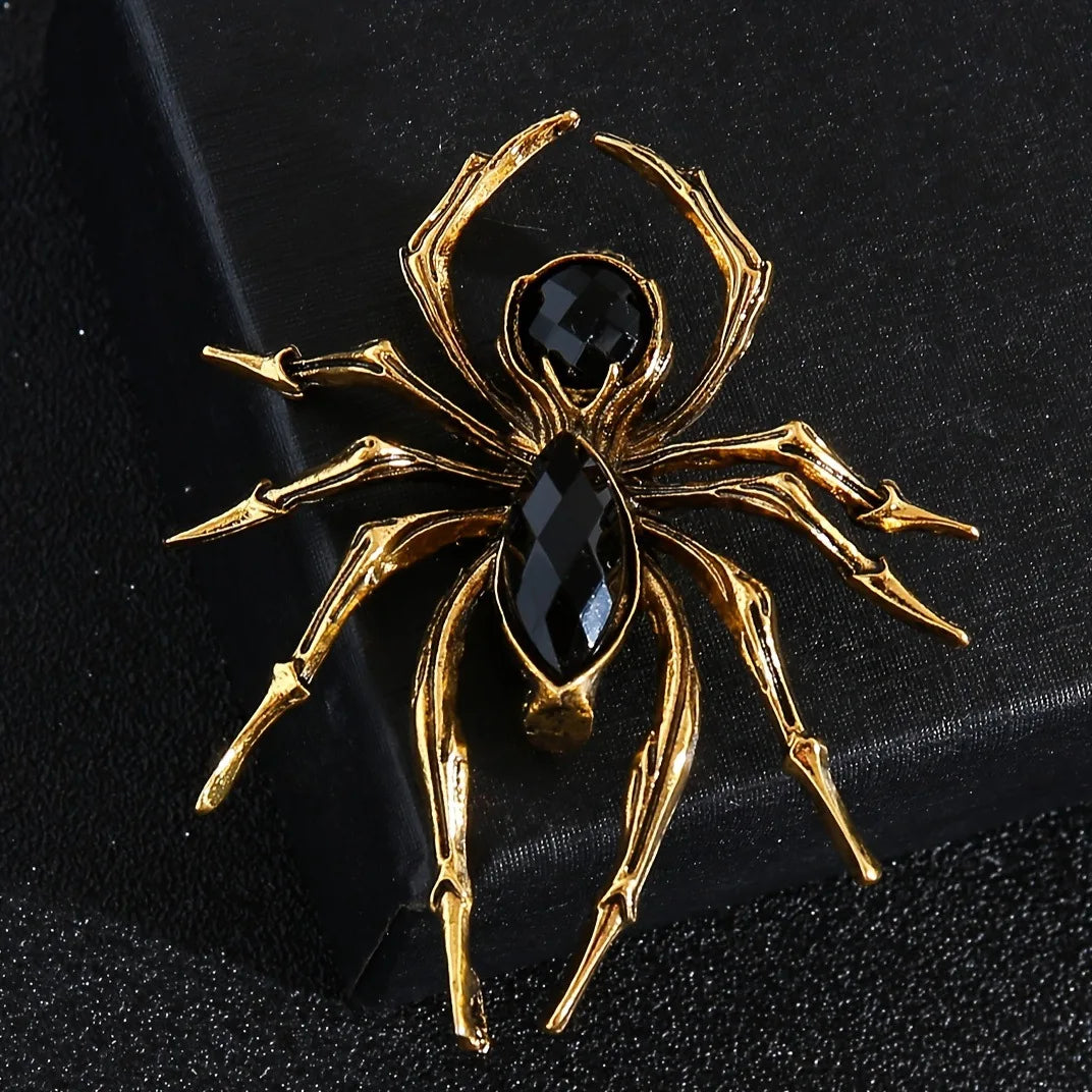 New men's personalized suit accessories brooch, European and American fashion versatile, animal shaped, niche spider