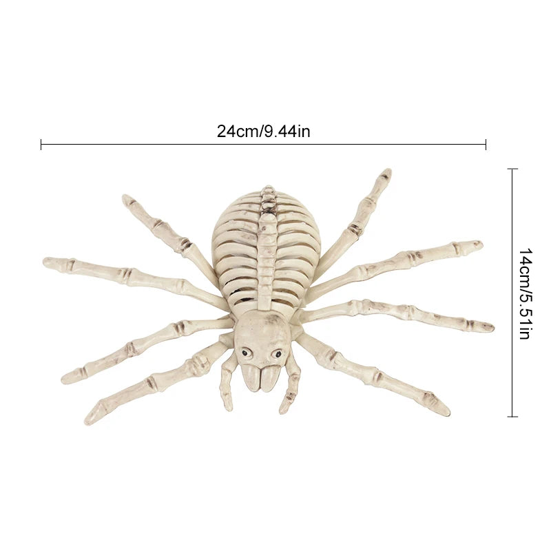 Halloween Movable Skeleton Fake Human Skull Bones Halloween Party Home Bar Decorations Haunted House Horror Props Ornament Toys