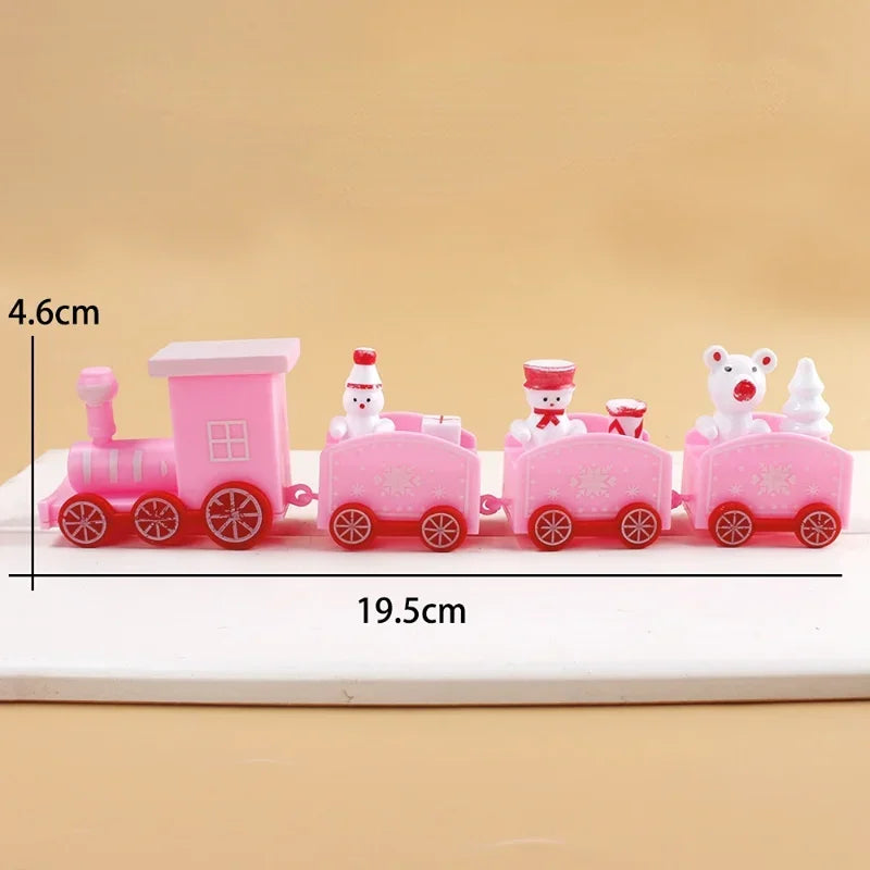Christmas Cake Decor Ornaments Xmas Train Ornaments Merry Christmas Decor For Home Happy New Year 2023 Kids Favor Gifts