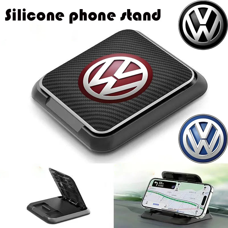Car Phone Holder GPS Navigation Dashboard Phone Holder Stand For VW GTI Polo Golf Passat Tiguan Arteon Touareg Caddy Jetta