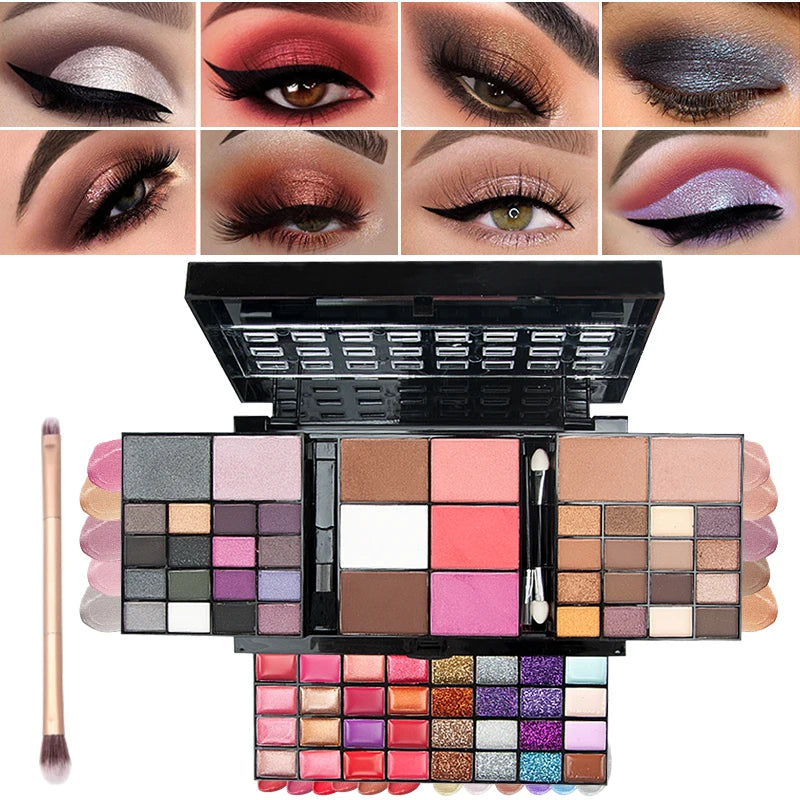 MakeUp Tools 40/74/78 Colors Eyeshadow palette Matte Waterproof Long Lasting Cosmetics makeup Kit Fashion All In One Makeup Gift