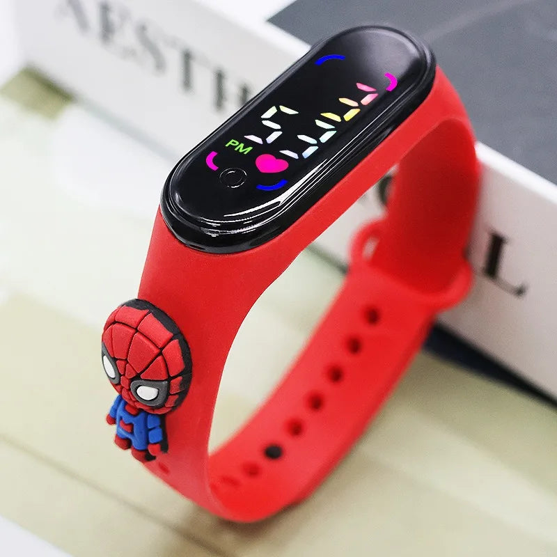 Electronic Digital  Watches  Colour screen Display Children's Watch Cartoon Fashion Watches  Holiday Gift Kids Watches