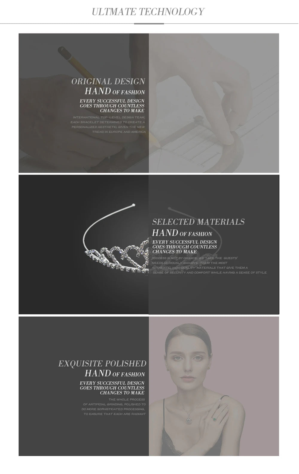 New Fashionable And Elegant Women's Crystal Necklace Earrings Fine Party Dress Set Chain Bridal Wedding Accessories Gift