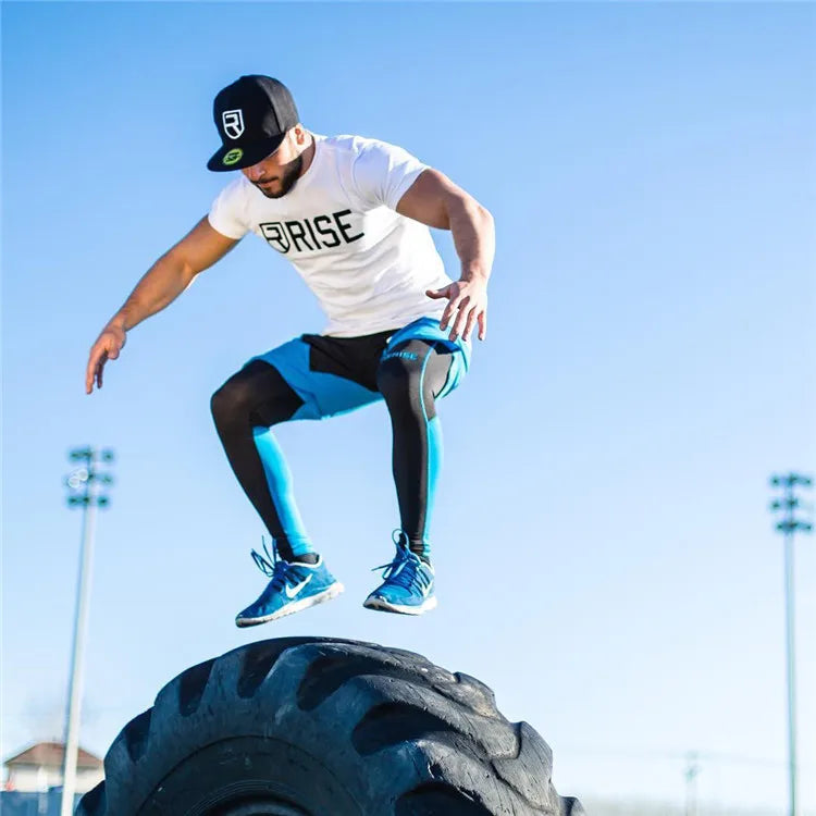 Men Tshirt Short Sleeve Shirts for Men Casual Workout Gym Fitness Muscle Shirt Daily Wear